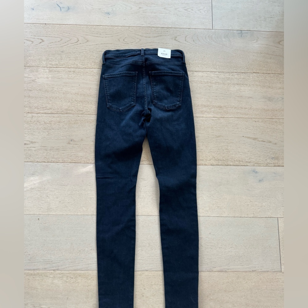 NWT AGOLDE Sophie High Rise Skinny Jeans in Stage 25 - Picture 2 of 6